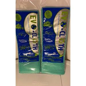 Set of 2 Evo-Cloth Cleaning Cloth Packages- 2 Per Package/4 Total